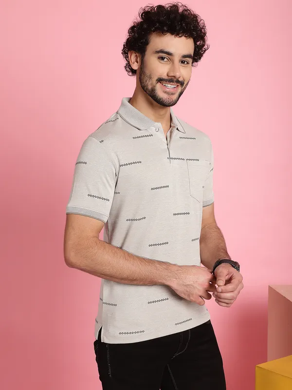 Venitian_Men_All_Over_Printed_Sand_Premium_Cotton_Polo_Neck_T-shirt_With_Pocket