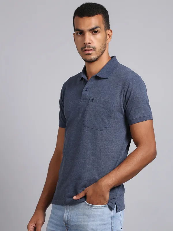 Men_Solid_Cotton_Polo_Neck_Indigo_T-Shirt_With_Pocket
