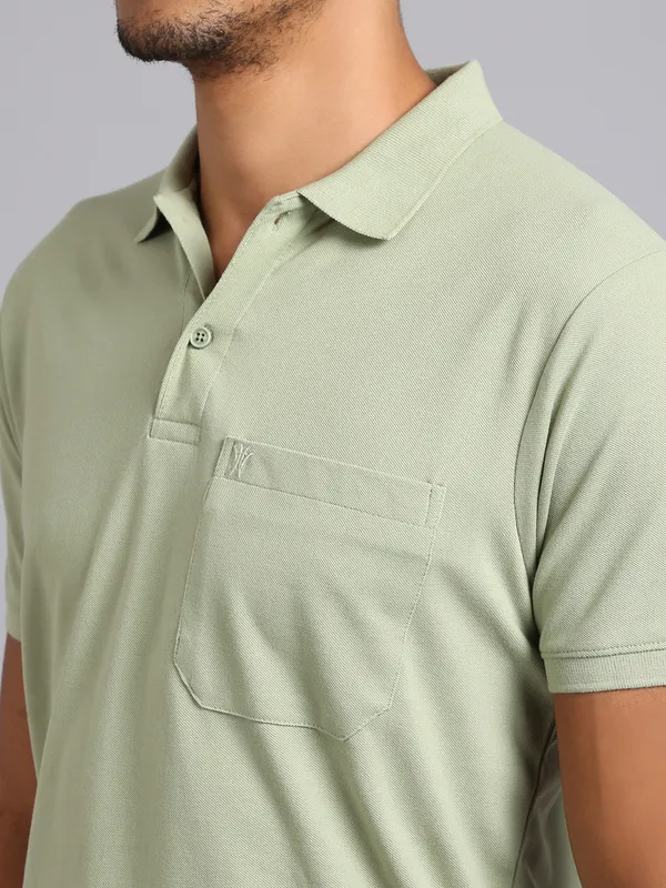 Men_Solid_Cotton_Polo_Neck_Mint_T-Shirt_With_Pocket