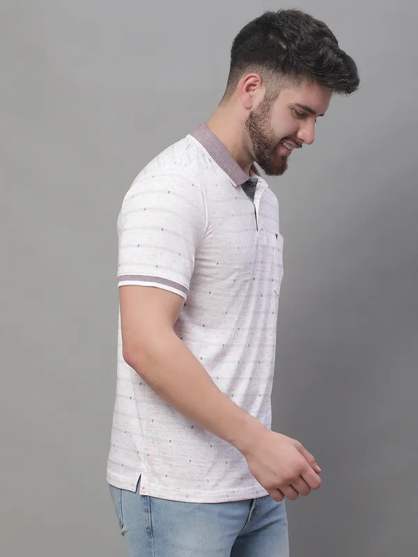 Men_All_Over_Printed_Double_Mercerised_Cotton_Polo_Neck_Wine_T-Shirt_With_Pocket