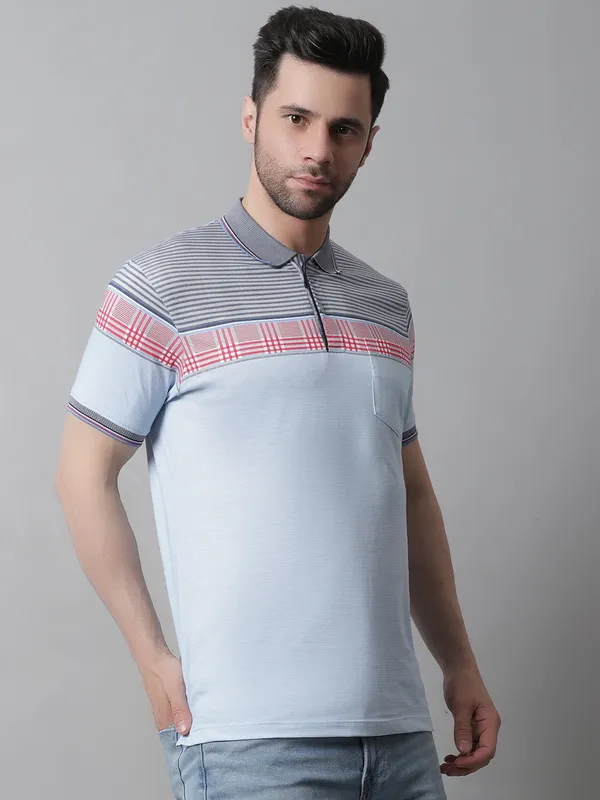 Men_All_Over_Printed_Double_Mercerised_Cotton_Polo_Neck_Ocean_T-Shirt_With_Pocket