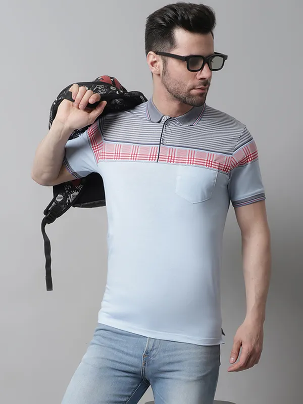 Men_All_Over_Printed_Double_Mercerised_Cotton_Polo_Neck_Ocean_T-Shirt_With_Pocket