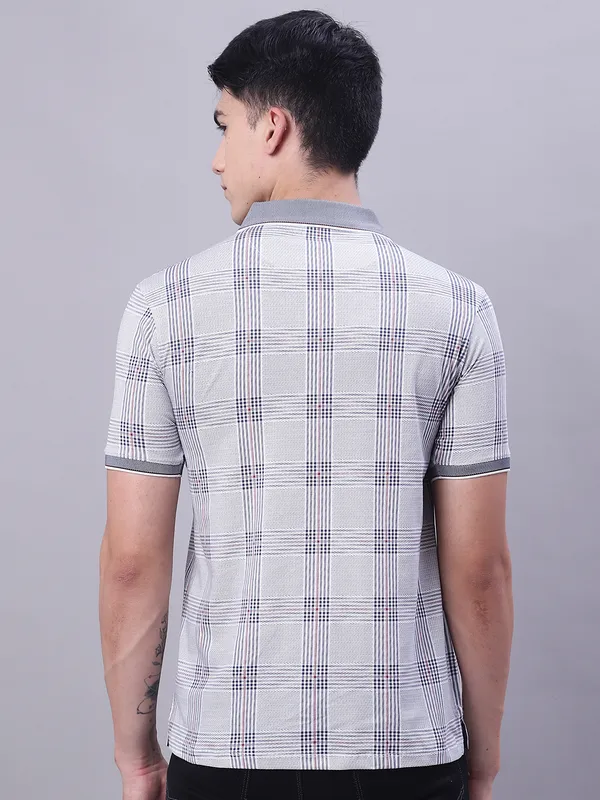 Men_Double_Mercerised_Polo_Neck_White_Cotton_T-Shirt_With_Pocket