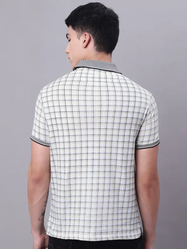 Men_Double_Mercerised_Polo_Neck_White_Cotton_T-Shirt_With_Pocket
