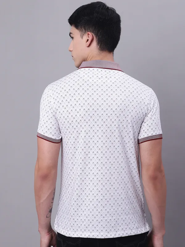 Men_Polo_Neck_Mercerised_Cotton_Printed_T-Shirt_With_Pocket