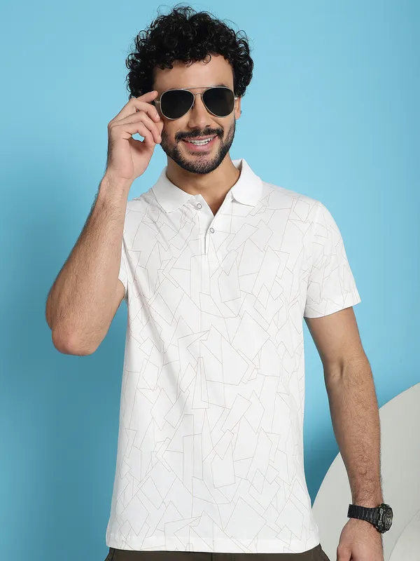 Venitian_Men_Double_Mercerised_Printed_Polo_Neck_WHITE_T-Shirt_for_Men
