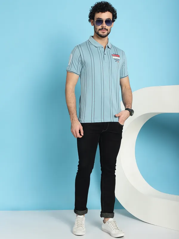 Venitian_Men_Double_Mercerised_Printed_Polo_Neck_Aqua_Green_T-Shirt_for_Men