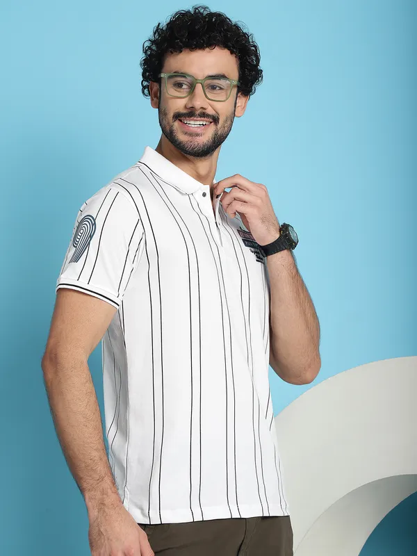 Venitian_Men_Double_Mercerised_Printed_Polo_Neck_WHITE_T-Shirt_for_Men