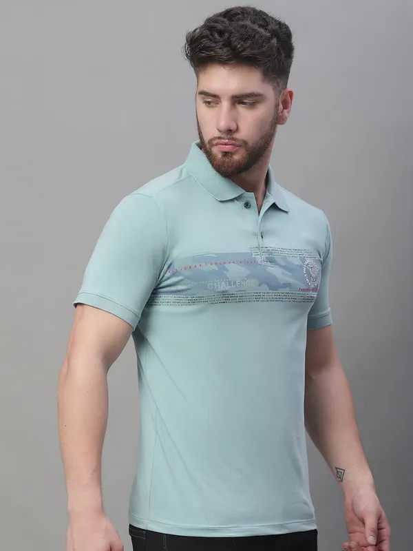 Men_Printed_Sea_Green_Cotton_Lycra_Polo_Neck_T-Shirt