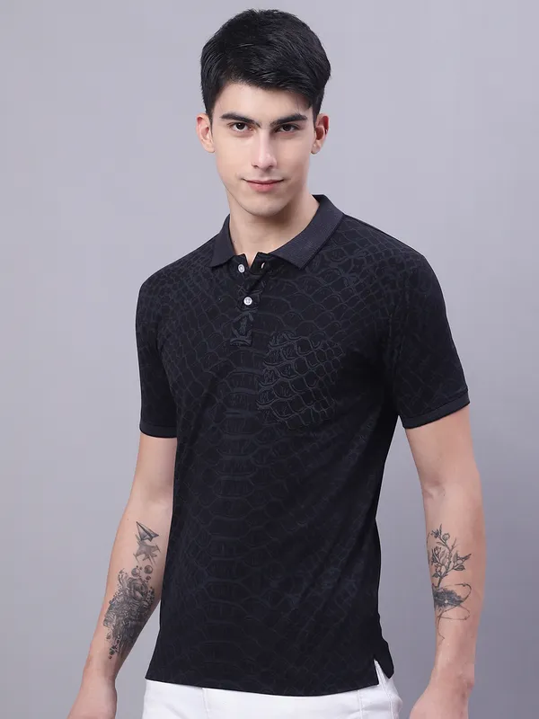 Men_Printed_Cotton_Lycra_Polo_T-Shirt_With_Pocket