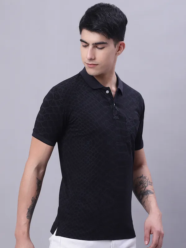 Men_Printed_Cotton_Lycra_Polo_T-Shirt_With_Pocket