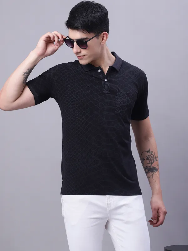 Men_Printed_Cotton_Lycra_Polo_T-Shirt_With_Pocket