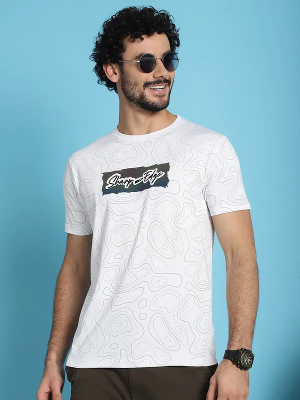 Venitian_Men_Printed_Round_Neck_White_Cotton_Lycra_T-Shirt
