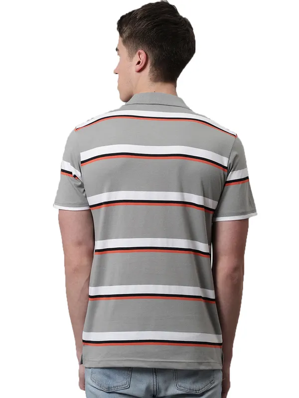 Men_Striped_Polo_Neck_Grey_T-Shirt_With_Pocket
