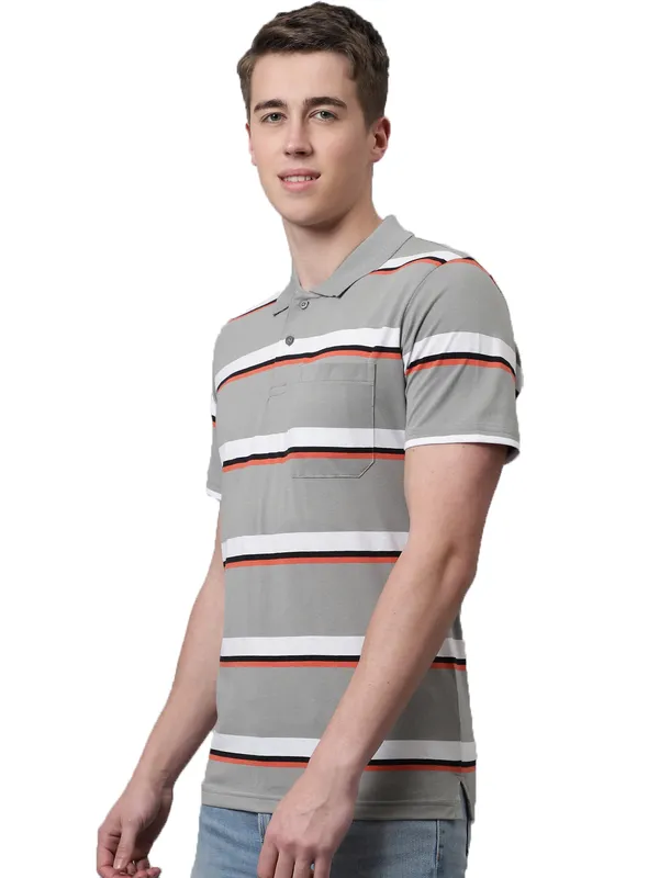 Men_Striped_Polo_Neck_Grey_T-Shirt_With_Pocket
