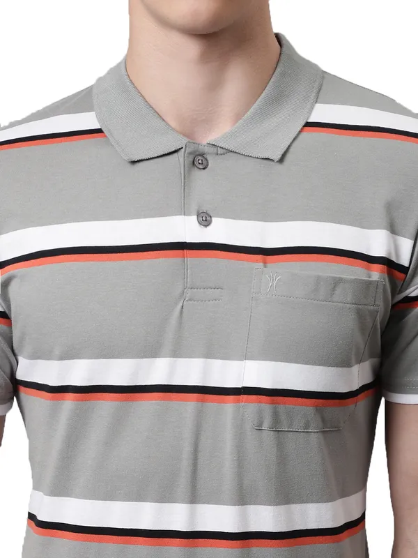 Men_Striped_Polo_Neck_Grey_T-Shirt_With_Pocket