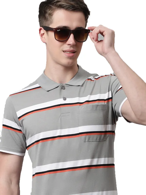 Men_Striped_Polo_Neck_Grey_T-Shirt_With_Pocket