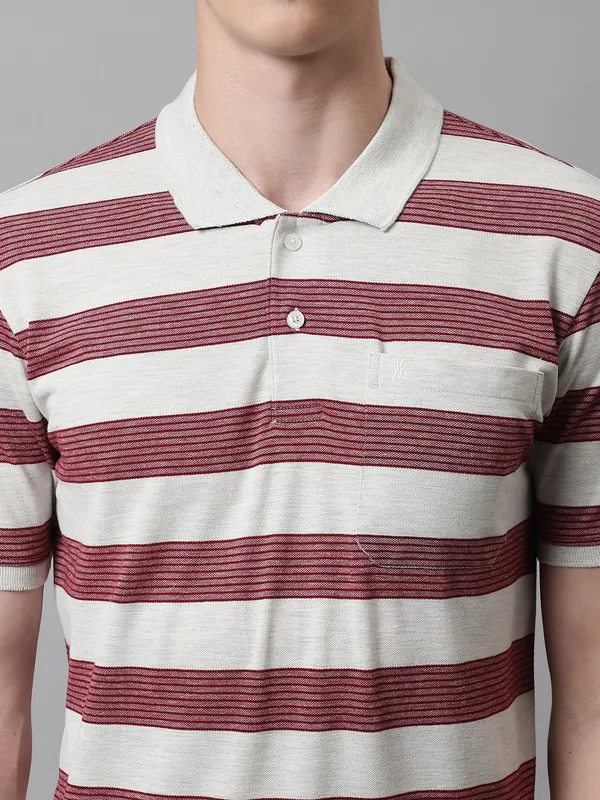 Men_Striped_Polo_Neck_Off_White_T-Shirt_With_Pocket