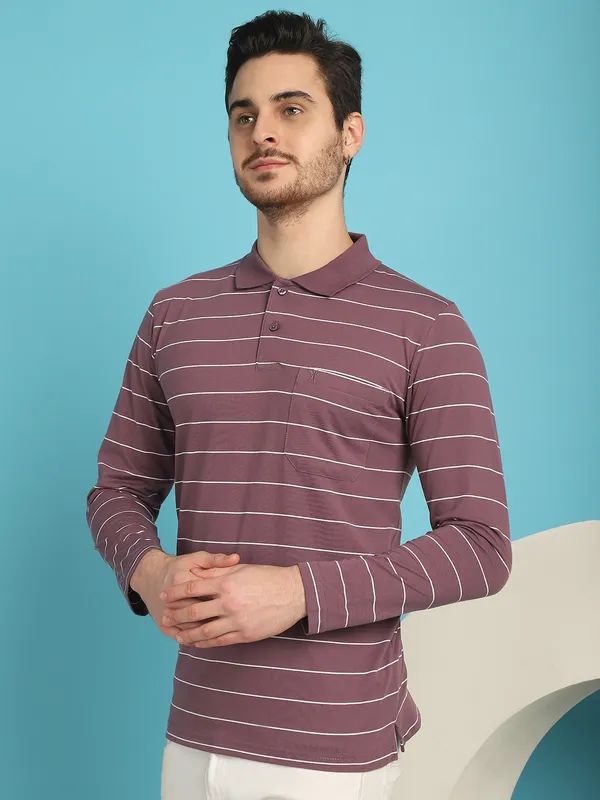 Venitian_Men_Striped_Polo_Neck_Full_Sleeves_Onion_T-Shirt_Wih_Pocket