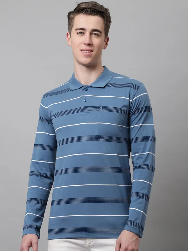 Men_Striped_Polo_Neck_Striped_Full_Sleeves_Blue_T-shirt_with_Pocket