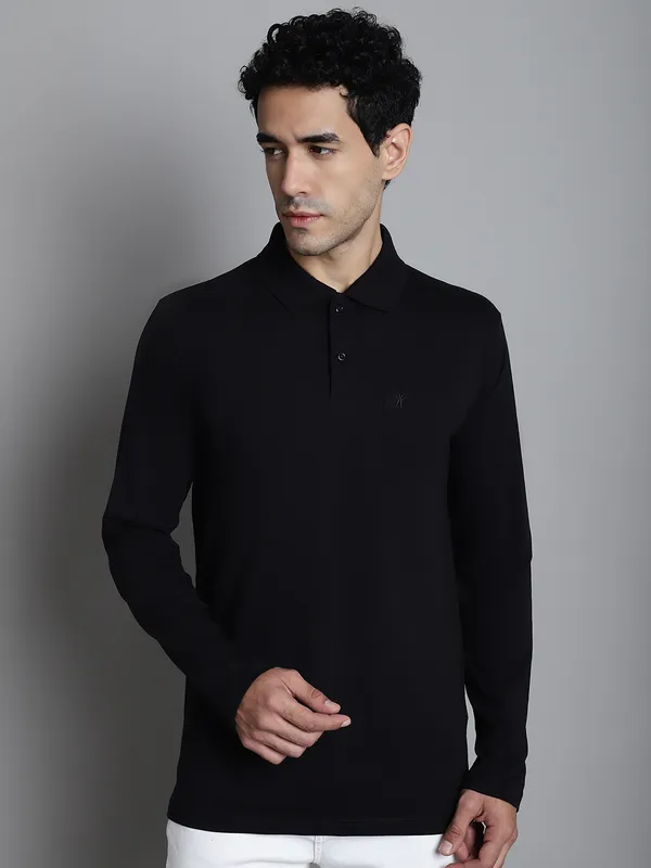 Men_Full_Sleeve_Polo_Neck_T-Shirt_With_Pocket