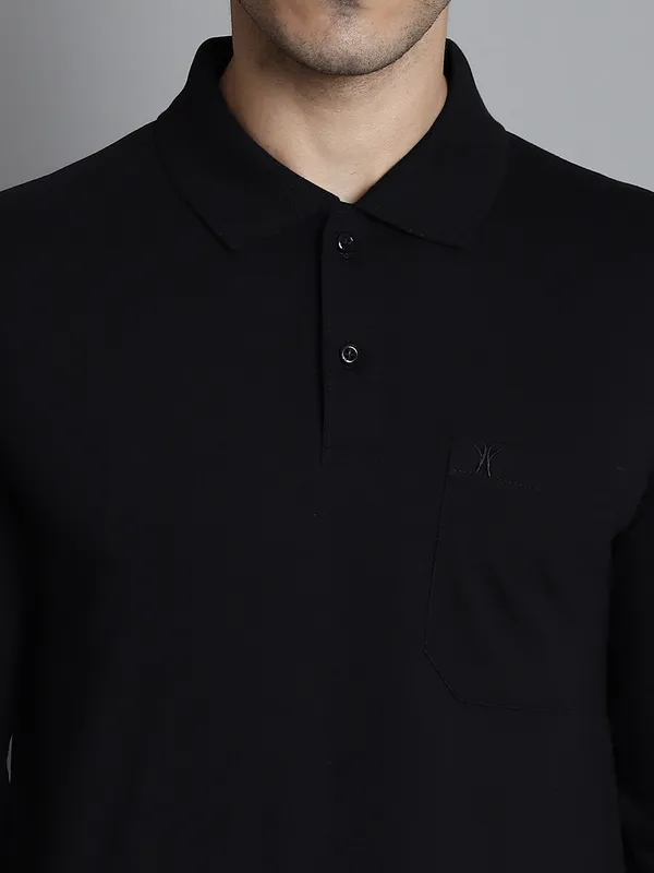 Men_Full_Sleeve_Polo_Neck_T-Shirt_With_Pocket