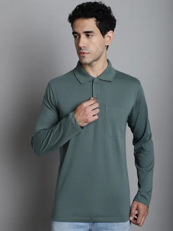 Men_Full_Sleeve_Polo_Neck_T-Shirt_With_Pocket