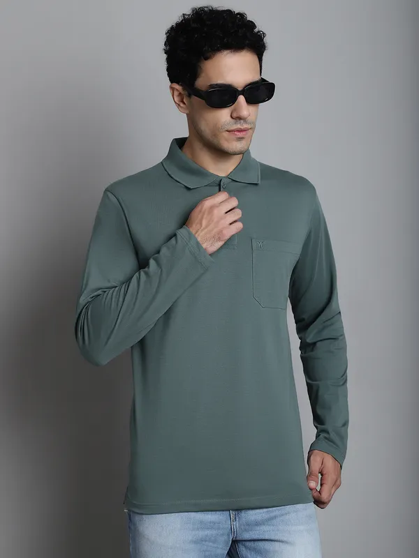 Men_Full_Sleeve_Polo_Neck_T-Shirt_With_Pocket