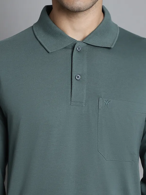 Men_Full_Sleeve_Polo_Neck_T-Shirt_With_Pocket