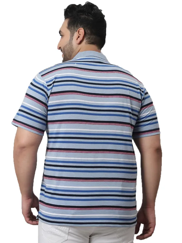 Men_Striped_Plus_Size_Polo_Neck_Sky_T-Shirt_With_Pocket