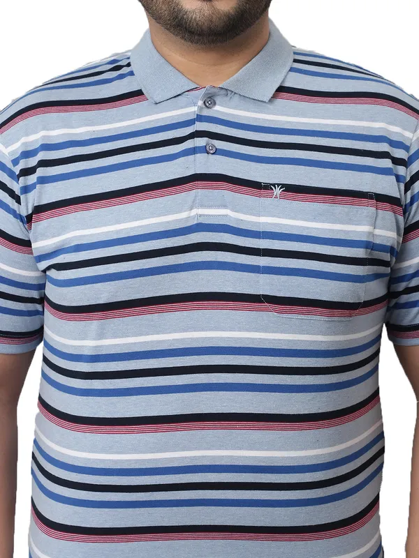 Men_Striped_Plus_Size_Polo_Neck_Sky_T-Shirt_With_Pocket