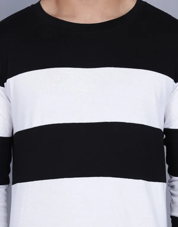 Men_Colorblock_Round_Neck_Cotton_Blend_Black_T-Shirt