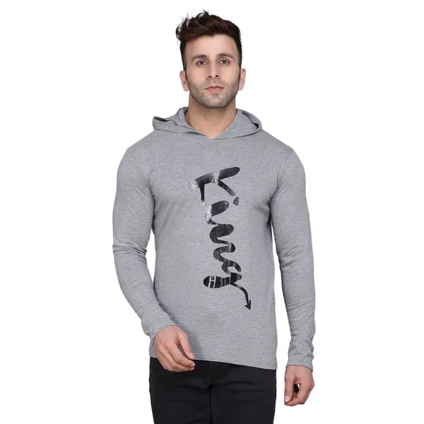 Grey_Cotton_Men's_T-shirt_Print_Hooded_Neck
