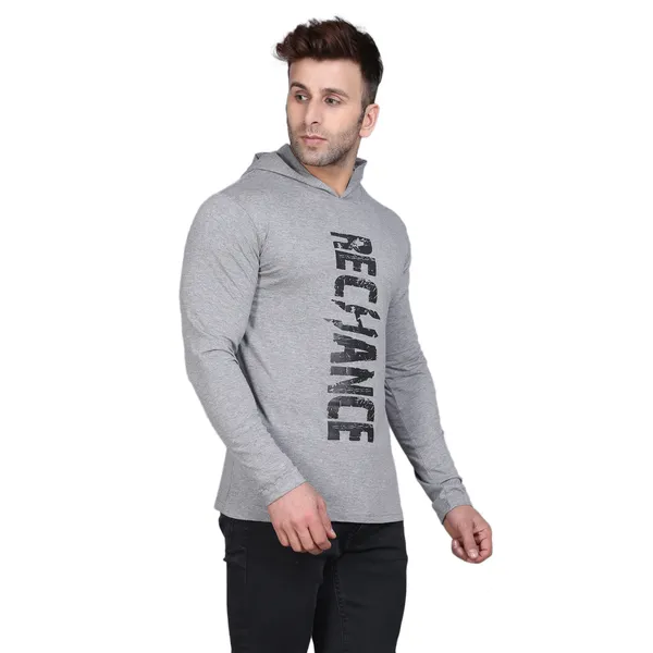 Grey_Cotton_Men's_T-shirt_Print_Hooded_Neck