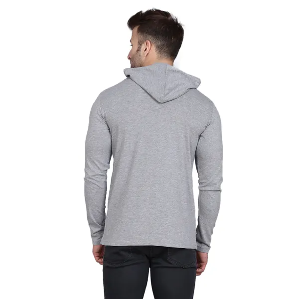 Grey_Cotton_Men's_T-shirt_Print_Hooded_Neck