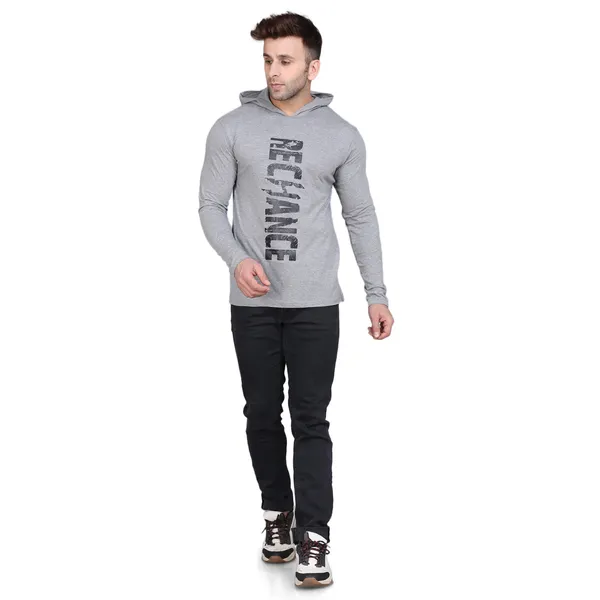 Grey_Cotton_Men's_T-shirt_Print_Hooded_Neck