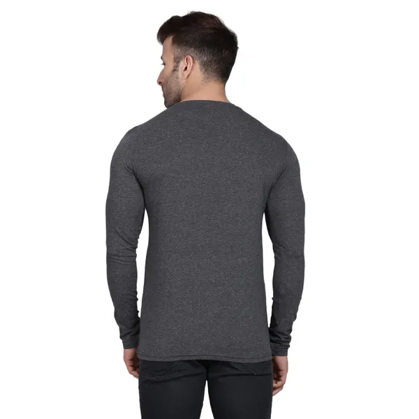 Dark_Grey_Cotton_Men's_T-shirt_Print_Round_Neck