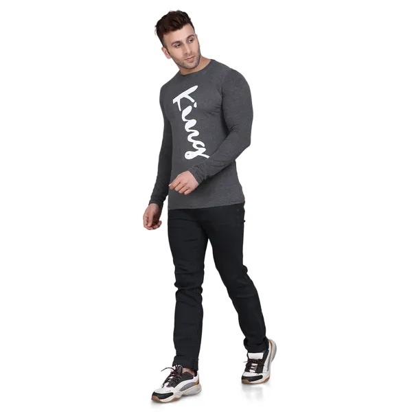 Dark_Grey_Cotton_Men's_T-shirt_Print_Round_Neck