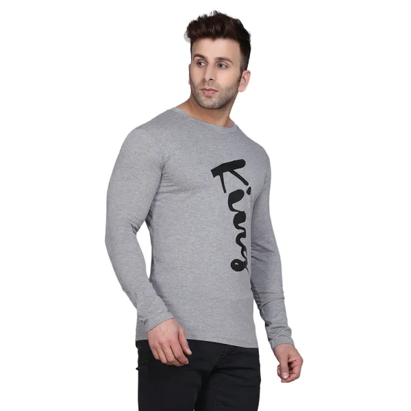 Grey_Cotton_Men's_T-shirt__Print_Round_Neck