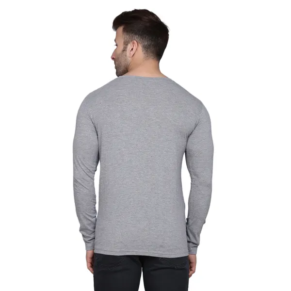 Grey_Cotton_Men's_T-shirt__Print_Round_Neck