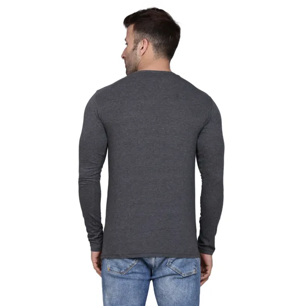 Dark_Grey_Cotton_Men's_T-shirt_Print_Round_Neck