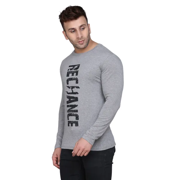 Grey_Cotton_Men's_T-shirt__Print_Round_Neck