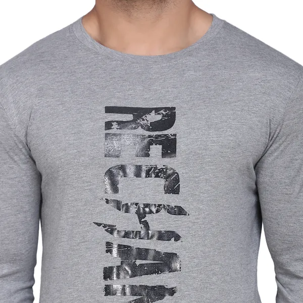 Grey_Cotton_Men's_T-shirt__Print_Round_Neck