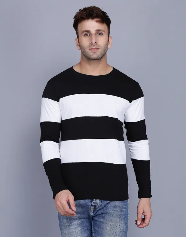 Black_&_White_Cotton_Colour_T-shirt_Block