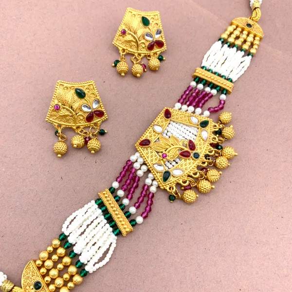 Gold_Plated_Necklace_Multicolor_Set_|_Premium_Jewelry_Accessories
