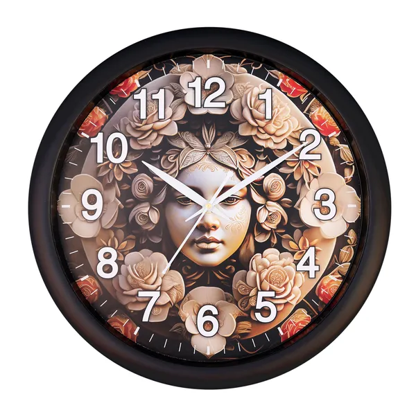 Designer_Round_Analog_Black_Wall_Clock