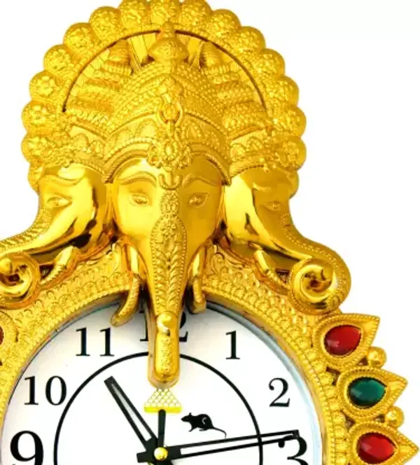 Ganesha_Wall_Clock_Golden_for_Living_Room_and_bedroom