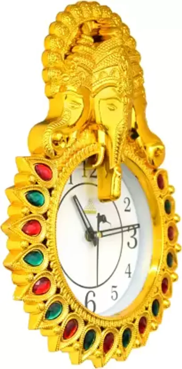 Ganesha_Wall_Clock_Golden_for_Living_Room_and_bedroom