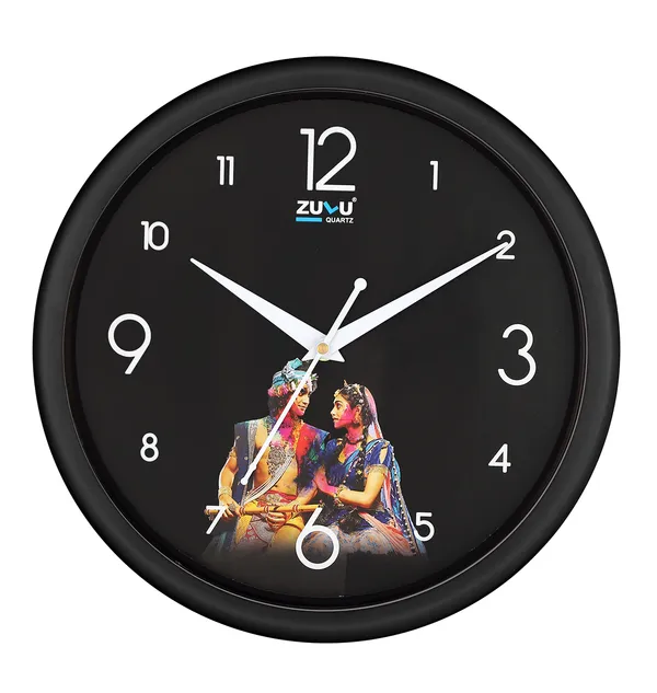 Black_Decorative_Wall_Clock_for_Living_Room_and_bedroom