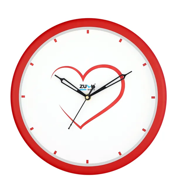 Red_Decorative_Wall_Clock_for_Living_Room_and_bedroom
